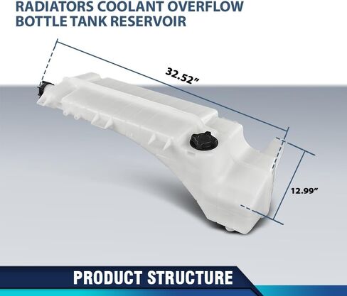 PIT66 Radiator Coolant Overflow Bottle Tank Reservoir Compatible with Mack CHU CXN CXU 2008-2017,Fit Volvo VHD VNL VNM 2008-2015 603-5505,HVA02866,20881604,20968795,21000194,21038101,21067134,21074555 in Saudi Arabia