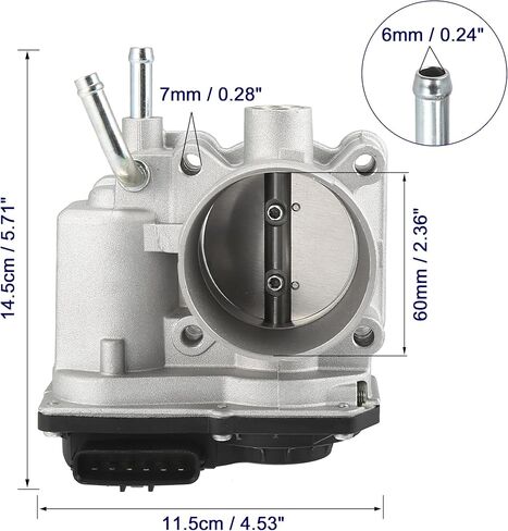 X AUTOHAUX 22030-0D031 22030-22041 مجموعة جسم الخانق الإلكترونية للسيارة لتويوتا ماتريكس كورولا 2005-2008 لبونتياك فيبي 2005-2008 in Saudi Arabia