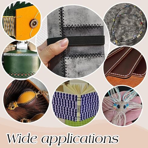 سلك شمع من الكتان الطبيعي 0.45 مم من PH PandaHall، سلك شمع بطول 218 ياردة، حبال خرز خيط أسود مشمع للخرز من أجل Bookbingding الجلود الخياطة Dreamcatcher Jewelry Macrame Project in Kuwait