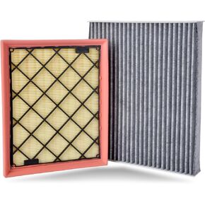 Engine & Cabin Air Filter Set for Ford Edge-2.0L 2.7L(2015-24)3.5L(2015-18);Fusion;for Lincoln Continental-2.7L 3.0L 3.7L(2017-21) Mkx-2.7L 3.7L(2016-18) Mkz Nautilus Replace: CA11480 & DG9Z19N619A in Kuwait