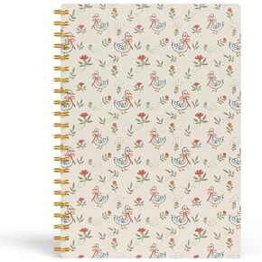 EKGJW 155 FLOROL Notebook Journal ، Pink Notebook Journal ، Preppy Notebook Journal ، Girly Noteboor ، دفتر NOTERSIO KAWAII ، دفتر ملاحظات لطيف للفتيات ، اللوازم المدرسية الوردية ، دفتر حلزوني وردي 5.5 × 8.3 بوصة in Saudi Arabia