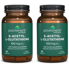S-Acetyl L-Glutathione Supplement - Supports Normal Detoxification - 100 mg, 60 Count in Kuwait