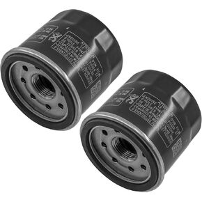 فلتر زيت كالتريك 2-Pack متوافق مع Kawasaki Kvf650 Kvf-650 Prairie 650 4X4 Brute Force 4X4 4X4I 650 2002 2003 2005-2013 in Kuwait
