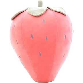 9.8" Strawberry Plush Pillow Red Soft Stuffed Fruit Plushie Toys Gifts for Kids in Kuwait