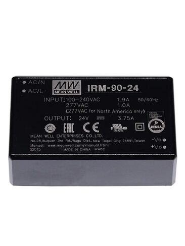 IRM-90 IRM-90-12 IRM-90-15 IRM-90-24 IRM-90-48 وحدة الطاقة الخضراء AC-DC PCB-Mount (IRM-90-48) in Kuwait