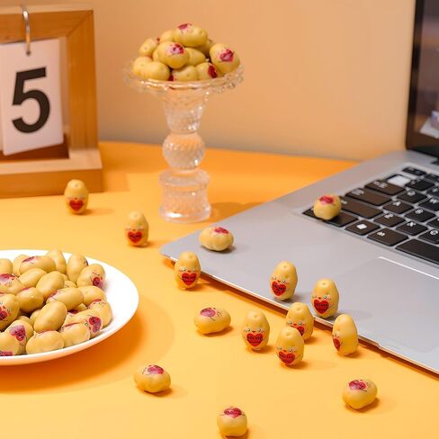 90 قطعة من البطاطس الراتنج الملهمة، بطاطس إيجابية واقعية مع عناق إيجابي، أشكال بطاطس تحفيزية، ديكور نباتي صغير للطلاب والمعلمين والموظفين (6 أنماط) in Saudi Arabia