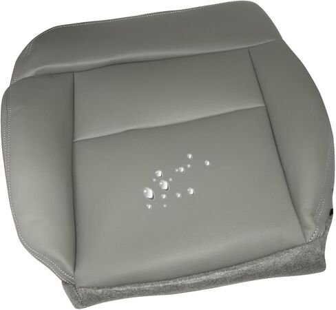 GXARTS Driver Side Bottom Replacement Microfiber Leather Seat Cover Gray Compatible with Ford F150 2004 2005 2006 2007 2008 in Saudi Arabia