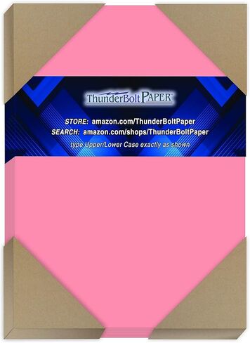 25 Pink 65lb Cover|Card Paper - 8.5 X 14 Inches Legal & Menu Size - 65 lb/pound Light Weight Cardstock - Quality Printable Smooth Surface for Bright Colorful Results in Saudi Arabia