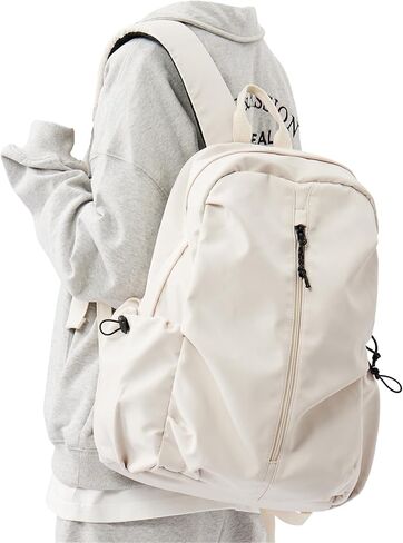 weradar Simple Black School Backpack For Women Men,Waterproof College Backpack,High School Bookbag For Teens Boys Girls,Lightweight Casual Daypack Travel Backpack in Saudi Arabia