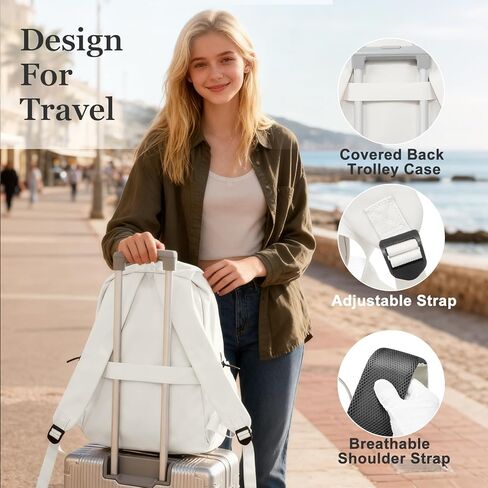weradar Simple Black School Backpack For Women Men,Waterproof College Backpack,High School Bookbag For Teens Boys Girls,Lightweight Casual Daypack Travel Backpack in Saudi Arabia