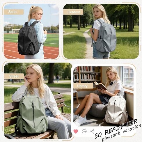 weradar Simple Black School Backpack For Women Men,Waterproof College Backpack,High School Bookbag For Teens Boys Girls,Lightweight Casual Daypack Travel Backpack in Saudi Arabia
