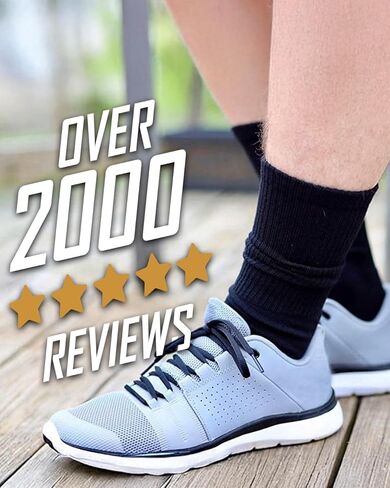 TCK 3 Pair Work & Athletic Crew Socks (White, Large) in Kuwait