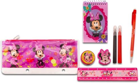 Minnie Mouse School Supplies Value Pack Set - Bundle with Disney Folder, Notebook, Erasers, Stickers, and More | Minnie Back to School Classroom Set in Saudi Arabia