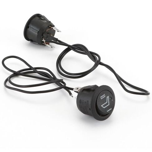 2 حزمة من مفاتيح استبدال لوحة تبديل مقعد السيارة مع مؤشر ضوئي للتشغيل/الإيقاف، تحكم عالي/منخفض للمركبات والسيارات والشاحنات الصغيرة، طقم مريح لسخان مقعد السيارة in Kuwait