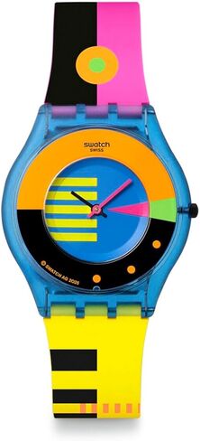 Swatch Casual Watch Multicolor Quartz Bio-sourced NEON HOT RACER in Saudi Arabia