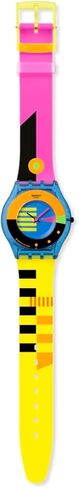 Swatch Casual Watch Multicolor Quartz Bio-sourced NEON HOT RACER in Saudi Arabia