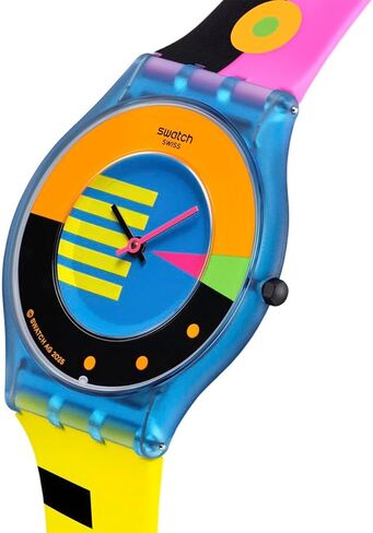 Swatch Casual Watch Multicolor Quartz Bio-sourced NEON HOT RACER in Saudi Arabia