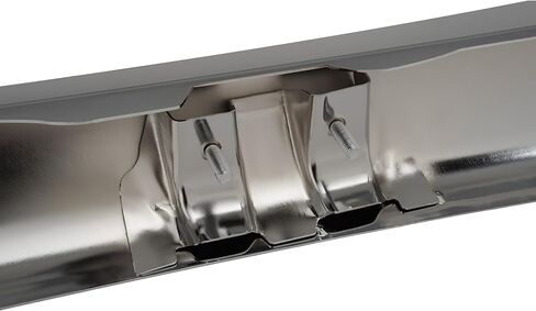 KUAFU Front Bumper Face Bar Compatible with 1993-1997 Nissan D21 Pickup & Pathfinder Models, Bumper Cover Impact Bar Replacement for 6201457G25 NI1002101 Chrome Silvery Steel in Saudi Arabia