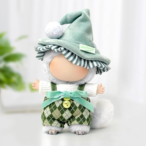 17cm Doll Clothing Set, Cute Fashion Witch Style Dolls Clothes Accessories for Outfit Jumpsuits Set Compatible with 17cm (Blue) in Saudi Arabia