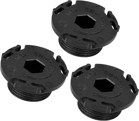 ACROPIX Car Oil Drain Bolt Engine Oil Drain Plug Replacement Fit for BMW 320i - Pack of 3 Black in Saudi Arabia