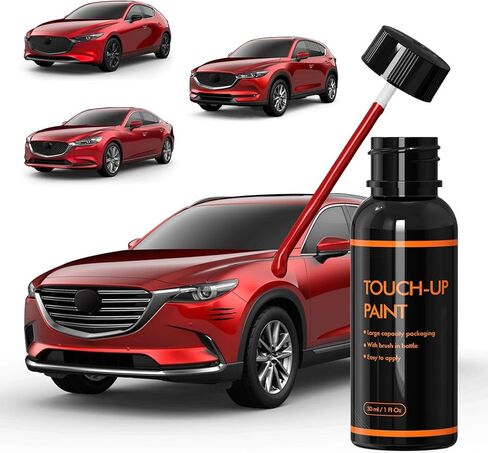 41V Soul Red Touch Up Paint for Mazda, DIY Car Paint Scratch Repair Kit, Quick & Easy Fix Automotive Scratch Repair for CX-5/CX-9/CX-3/Mazda3/MX-5/Mazda6/Miata/Mazda2 in Saudi Arabia