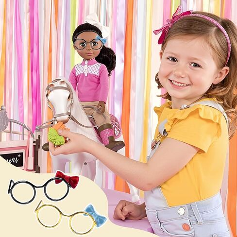 10 Pcs,Doll Glasses,Mini Metal Wire Rim, Tiny Mini Glasses For Dolls, Plush Dolls Accessories,For Doll Costume,Dolls Dress Up(5 Black + 5 Gold) in Saudi Arabia