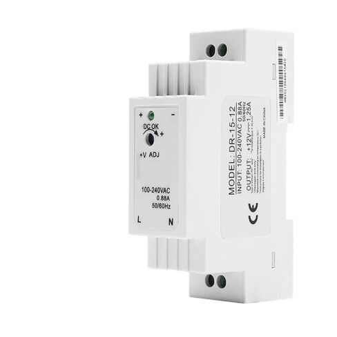 1pcs DC 12V 24V Switching Power Supply Rail Type DR-15-0.63A 1.25A 5V 15V Transformer 15w(12V 1.25A) in Saudi Arabia