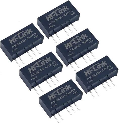 DC DC A2424S-2WR3 24V to ±24V ±42mA 2W 20pcs/Lot Dual Output Isolated Power Supply Module Power in Saudi Arabia