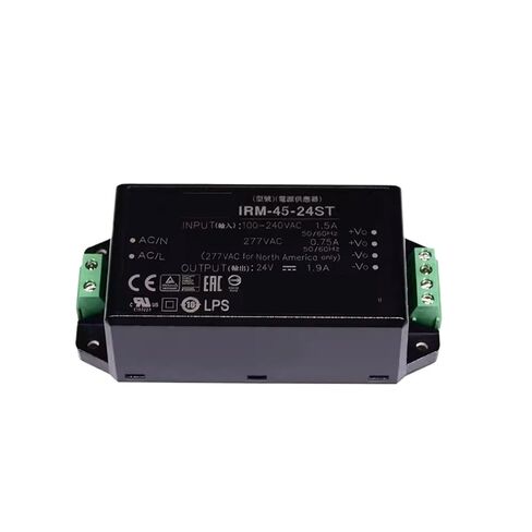 1pcs IRM-45-5ST IRM-45-12ST IRM-45-15ST IRM-45-24ST IRM-45-48ST Single Output Module Power Supply Screw Terminal Type(IRM-45-5ST) in Saudi Arabia