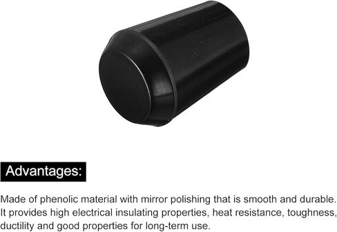 HARFINGTON مقبض دوار، قطعتان M12x40mm مقبض مدبب من الفينول خيط أنثى مع مقبض آلة إدخال نحاسي لقطع غيار طحن المخرطة الصناعية in Saudi Arabia