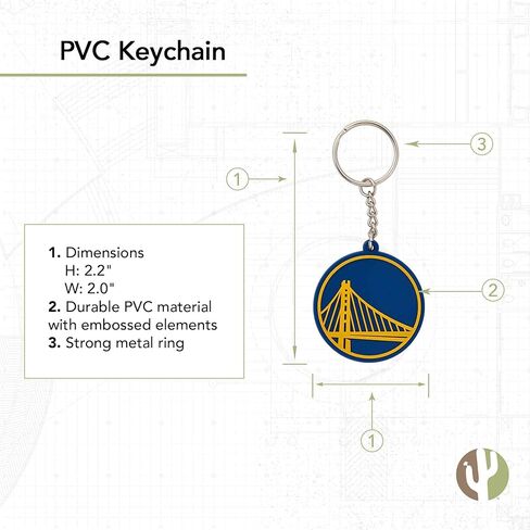 Desert Cactus Memphis Grizzlies Keychain NBA National Basketball Association Car Keys Holder (PVC) in Saudi Arabia