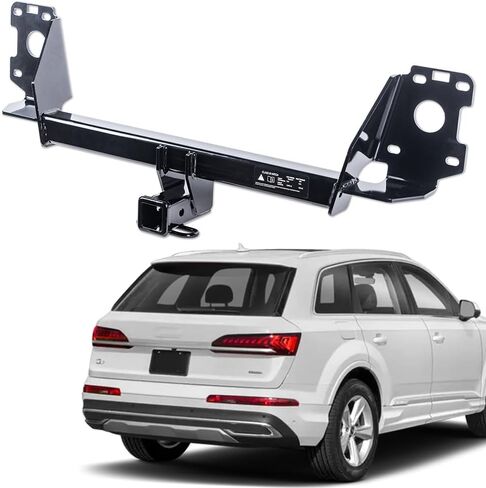 7422441523581 متوافق مع 2017-2025 Audi Q7 Class 3 III أسود 2 بوصة وصلة مقطورة للمستقبل in Saudi Arabia