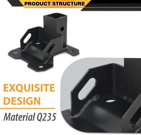Rear 2 inch Receiver Trailer Hitch Compatible with Can-Am Maverick X3 & X3 Max (Turbo) 2016-2021 in Saudi Arabia