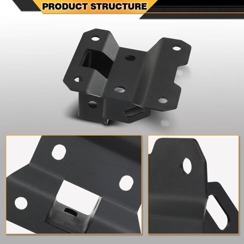 Rear 2 inch Receiver Trailer Hitch Compatible with Can-Am Maverick X3 & X3 Max (Turbo) 2016-2021 in Saudi Arabia