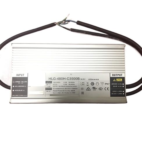 1 قطعة يعتم LED التيار الكهربائي HLG-480H-C1400B HLG-480H-C1750B HLG-480H-C2100B HLG-480H-C2800B HLG-480H-C3500B 480 واط (HLG-480H-C1400B) in Kuwait