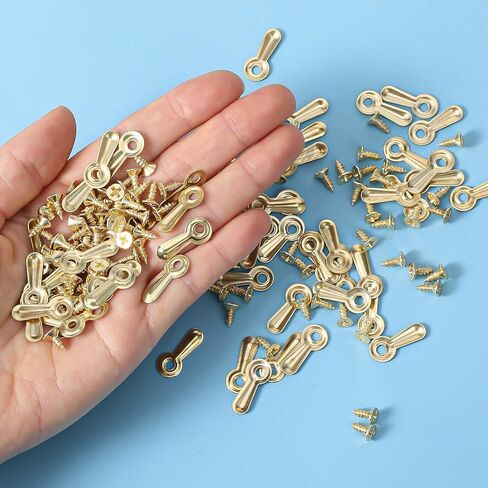 200 Pcs Picture Frame Backing Clips Picture Frame Repair Kit Turn Button with 200 Pcs Screws Photo Frames Hardware Backing Clips for Hanging, Photos, Drawing in Kuwait