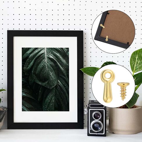 200 Pcs Picture Frame Backing Clips Picture Frame Repair Kit Turn Button with 200 Pcs Screws Photo Frames Hardware Backing Clips for Hanging, Photos, Drawing in Kuwait