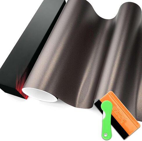 PET Matte Metallic Basalt Vinyl Wrap Auto Car Sticker Decal Film Sheet Bubble Free Air Release Technology with Tool Set 1.6FTx5FT in Saudi Arabia