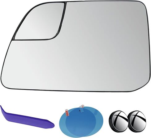 EAP Driver Side Mirror Glass Compatible with Ford Edge 2012-2014, Lincoln MKX 2011-2015, Heated, Without Auto Dimming, CT4Z17K707C CT4Z17K707A FO1324213 FO1325214 in Saudi Arabia