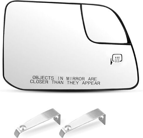 استبدال زجاج مرآة الجانب الأيمن للراكب مناسب لسيارة Ford Edge MKX 2011-2014، مرآة الجانب الأيمن زجاج مرآة جانبية محدبة مع حامل خلفي in Saudi Arabia
