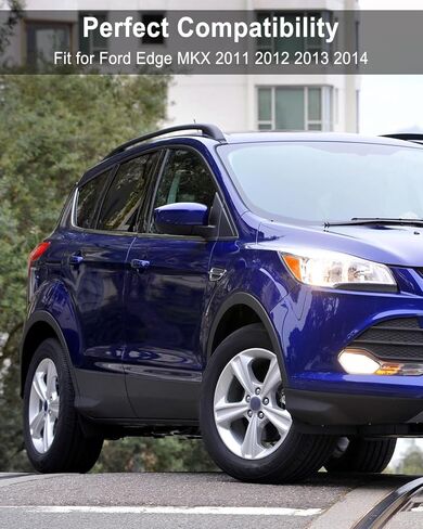 استبدال زجاج مرآة الجانب الأيمن للراكب مناسب لسيارة Ford Edge MKX 2011-2014، مرآة الجانب الأيمن زجاج مرآة جانبية محدبة مع حامل خلفي in Saudi Arabia