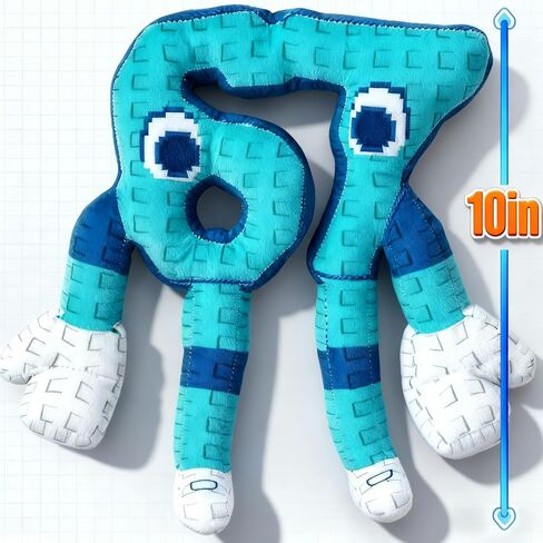 Brainrot 67 Plush Italian Brainrot Six Seven Plush Blue Style 10 inch (67 Blue) in Saudi Arabia