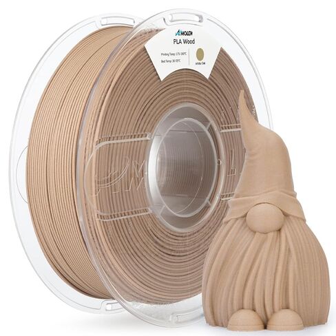 AMOLEN 3D الطباعة خيوط خشبية داكنة قوس قزح لون تغيير الطابعة خيوط PLA 1KG بكرة 1.75 مم 1.75 مم خشب الورد الجاف / الأبنوس / بورجوندي / الجوز 1 كجم / 2.2 رطل تناسب معظم FDM وقلم الطابعة Tigerwood in Kuwait