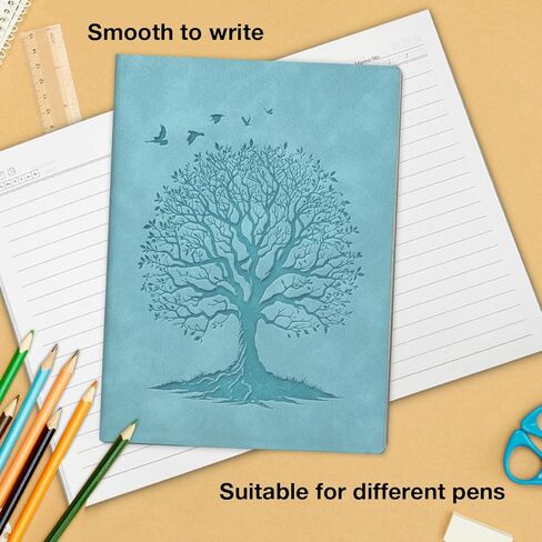 Notebook Journal Gift for Women Men Tree colleague Writing Journal for Travel Work Note Taking-Blue in Saudi Arabia