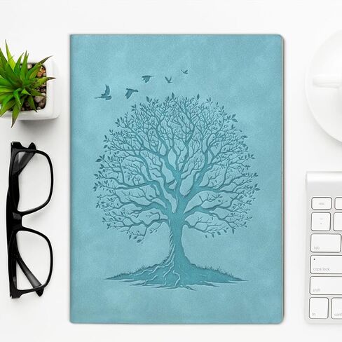 Notebook Journal Gift for Women Men Tree colleague Writing Journal for Travel Work Note Taking-Blue in Saudi Arabia