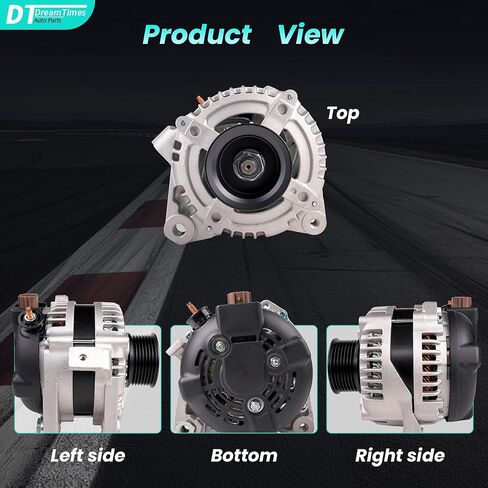 Dreamtimes High Output Alternator for-Toyota Camry 2004-2006 Highlander 2004-2007 Solara 2004-2008 for-Scion tC 2005-2010 L4 2.4L 100Amp 12V CW 7-Groove Pulley, OE Replacement # 104210-3880 in Saudi Arabia