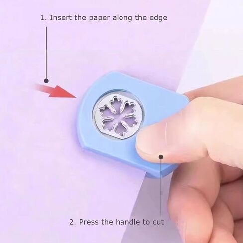 DIY Puncher Craft Set, New Creative Kids Craft Hole Punch Shapes Set, Hole Punch for Kids, Shape Cutters for Crafts, Leaf, Butterfly, Star Heart Flower Punch DIY Projects in Saudi Arabia