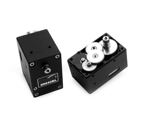 1 x SM40BL 40KG Servo 12V RS485 360° Dual Axis Brushless Steel Gear in Saudi Arabia