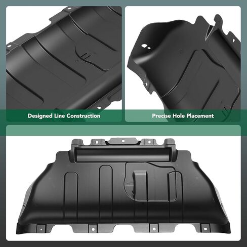 YHTAUTO Front Lower Engine Splash Shield Compatible with Dodge Durango 2011-2024 & Jeep Grand Cherokee 2011-2021, Grand Cherokee WK 2022, V6 3.6L, Plastic Splash Guard Engine Case Guards in Saudi Arabia