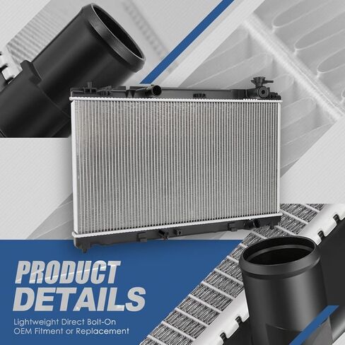 Auto Dynasty Radiator Compatible with 2010 2011 Toyota Camry 2.5L AT/MT, DPI 13159 Factory Style 1-Row Cooling Radiator, Aluminum Core in Saudi Arabia